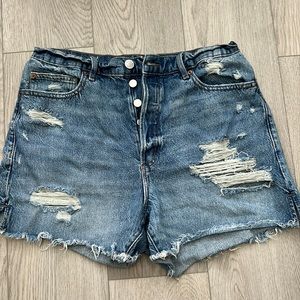 Garage Denim Short Vintage/Vintage Cut-Off